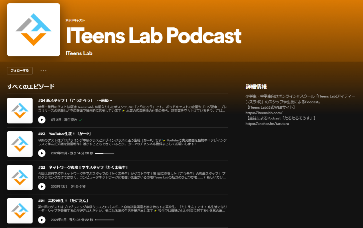 ITeens Lab PodcastJAPAN PODCAST AWARDS̐EiɑI΂܂