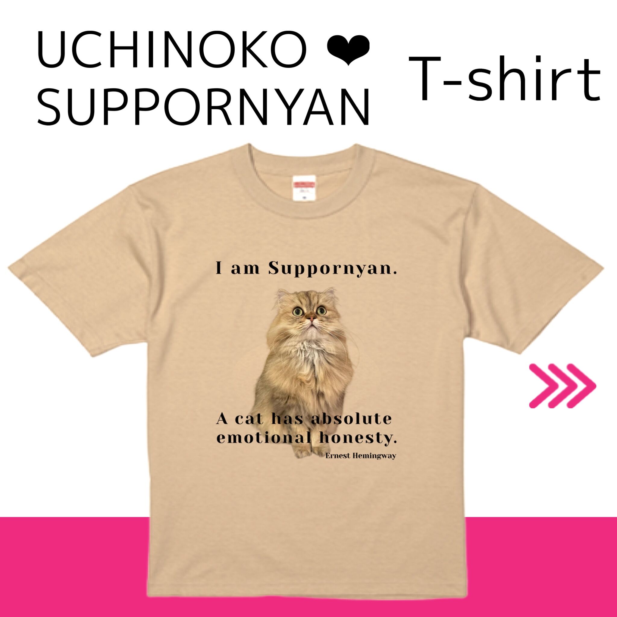 2022LNLOuUCHINOKOSUPPORNYAN T-shirtv !!