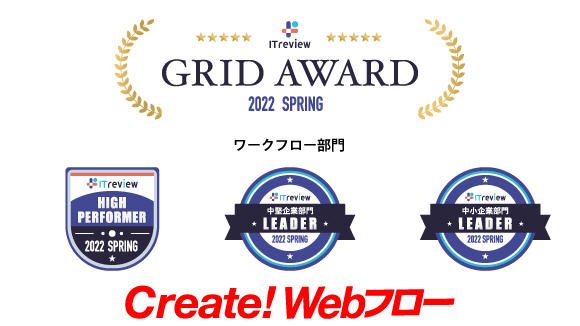 Create!Webt[uITreview Grid Award 2022 Springv[Nt[̑7AuHigh PerformervAƋK͕ʂ2ŁuLeaderv