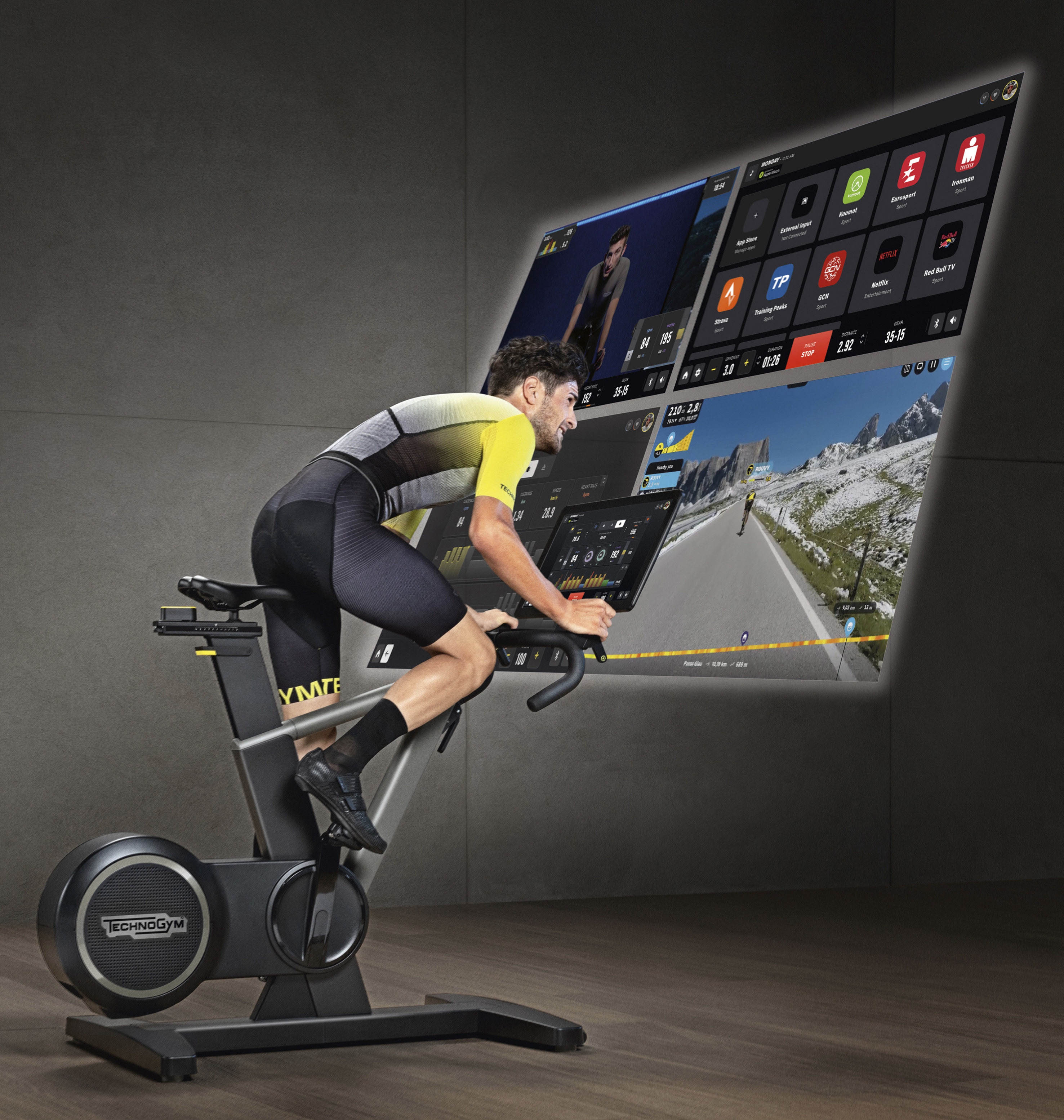 ƒpEƖpŊp\ȃChAoCNlCTCNOAvƐڑuTechnogym Ride(eNmWCh)vVo