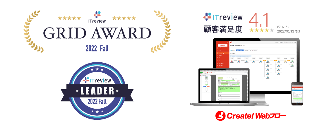 yCreate!Webt[zuITreview Grid Award 2022 Fallv[Nt[ŌڋqxEFmx̑oDꂽiET[rXƂuLeaderv