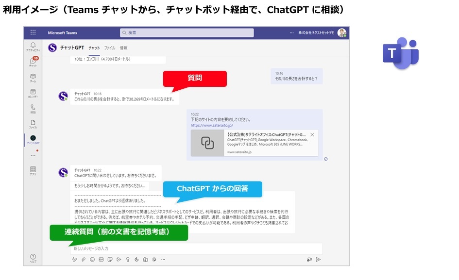 TeCgItBXAChatGPT̖@lpɌēxX^[g@uTeCg.AIvuh𗧂グAAI\[VJn@1éALINE WORKS ATeamsAGoogle ChatȂǂChatGPT̖@lp\ɂȂ\[V(100ЖxLy[Jn)