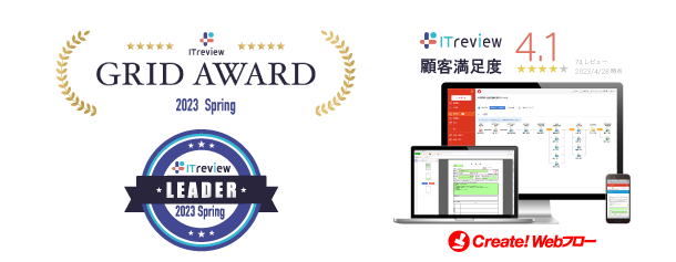 Create!Webt[uITreview Grid Award 2023 Springv[Nt[ōōʂ́uLeaderv3A