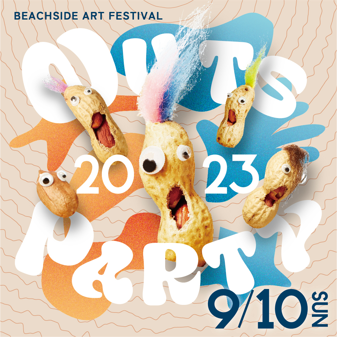 910()Beachside Art Festival NUTS PARTY2023 JÁIoɁAPUSHIMANakamuraEmiAPAHUMAI