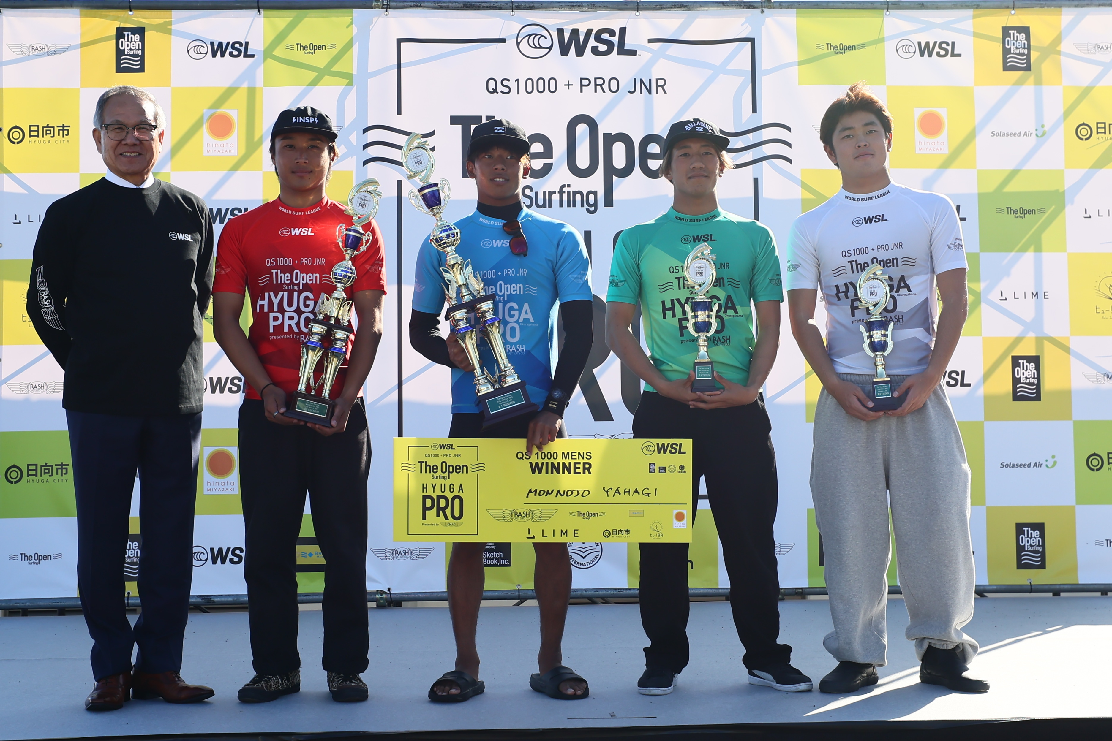 {茧sōsꂽWSLFuWSL QS1,000 The Open Surfing@HYUGA PRO presented by RASHvŏI@jq͖TAq͐쐣S߂ƂQSD