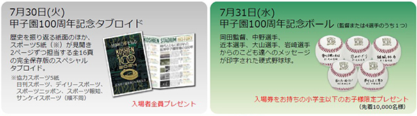 KOSHIEN CLASSIC SERIES100TH ANNIVERSARY 7/30E31E8/1