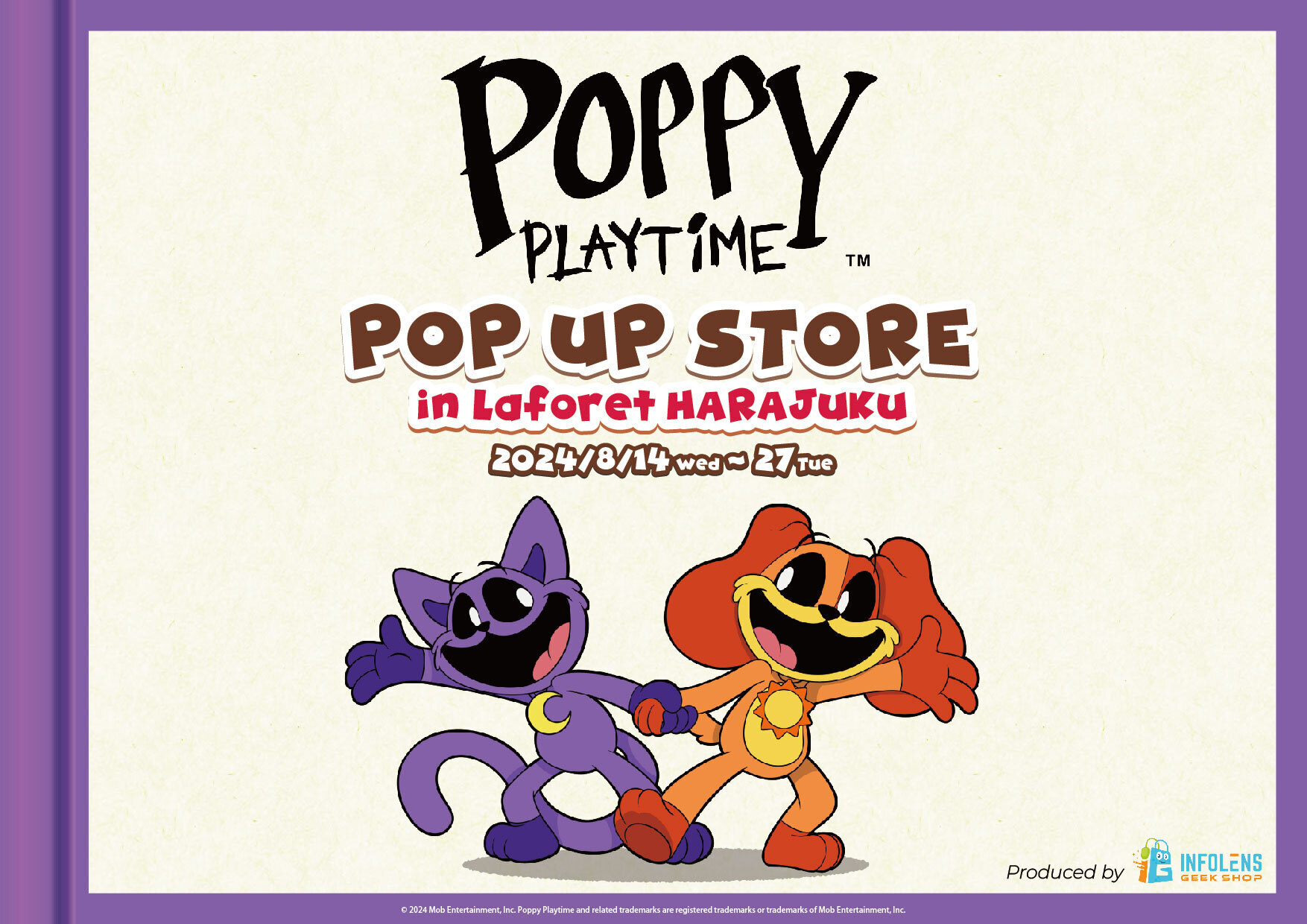 uLbgibvvtB[`[uPoppy PlaytimevPOP UP STORE8/14`8/27̊ԌŌhɓoI