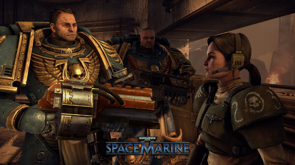 2024N99PlayStation(R)5Ŕ\̃_[NSVbNSFANVsWarhammer 40,000: Space Marine 2t̃CLN^[ƃXg[[JI