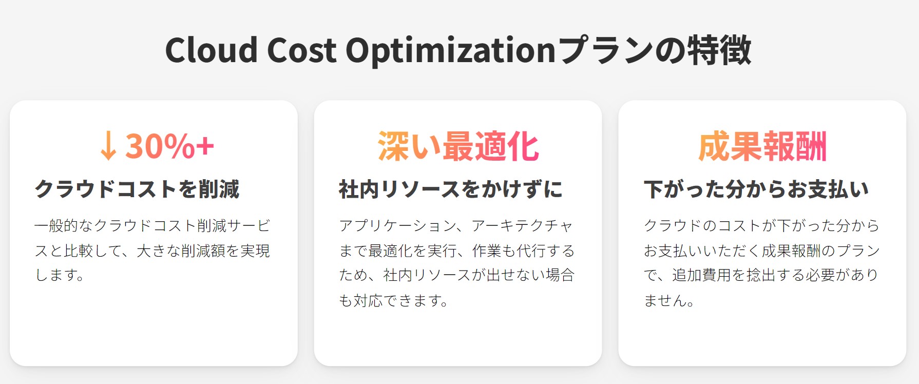 w}l[tH[h AdminaxAT[o[RXgœKuCloud Cost OptimizationvvJn