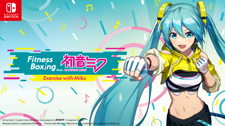 Nintendo Switch \tguFitness Boxing feat. HATSUNE MIKUvċyэBnł̔̂m点