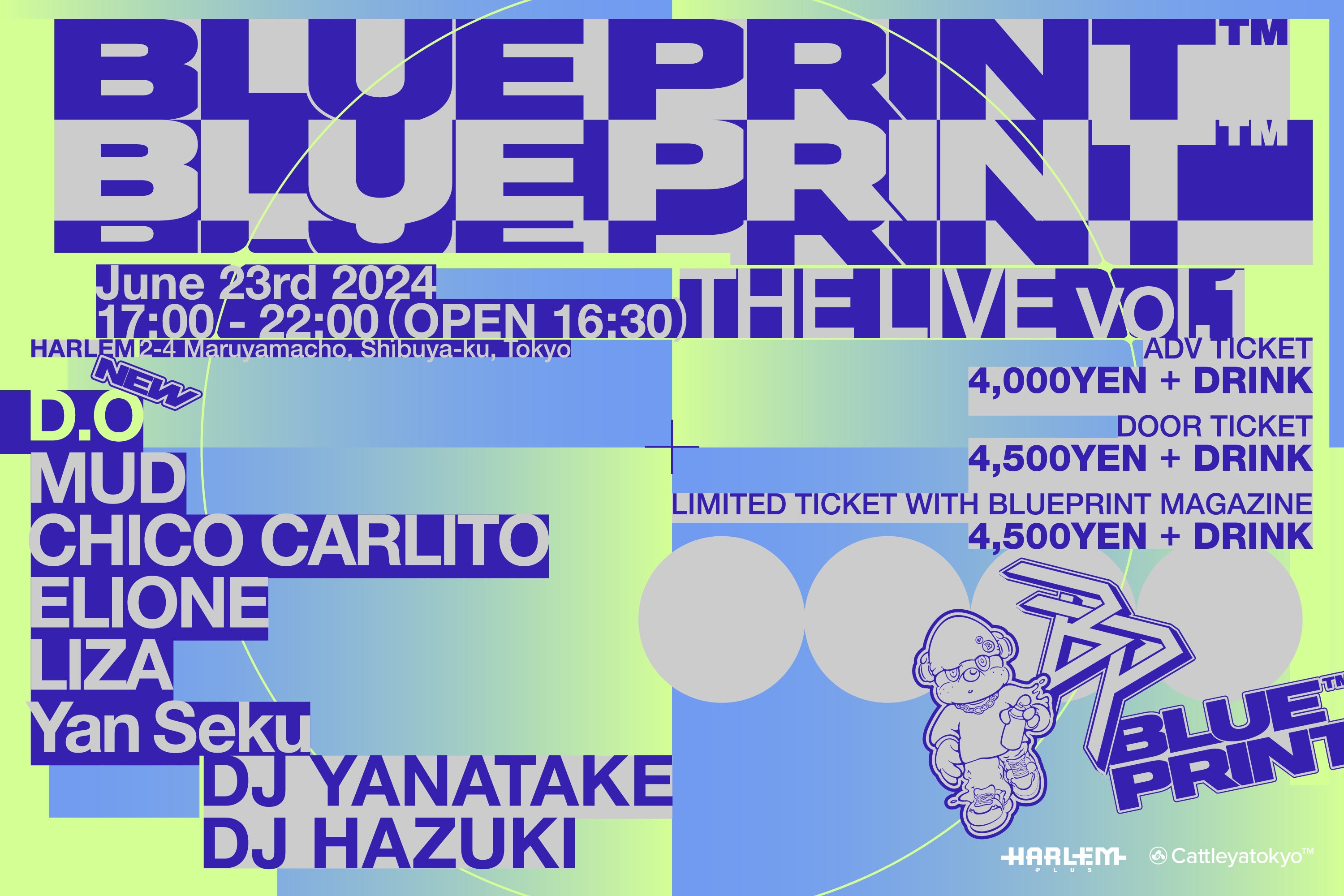 wBLUEPRINT(TM) THE LIVE vol.1xD.O̓ʏoI