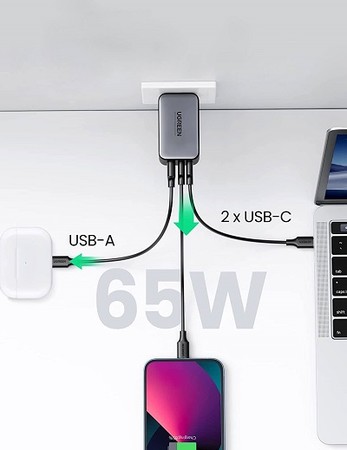 yUGREENẑЂTCY65WóI USB-C~2USB-A̍v3|[gڂ̋}[duCD244vAmazonɂĔ̔Jn