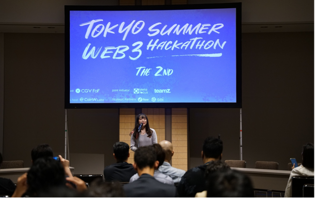 QWeb3nbJ\uTokyo Web3 Summer Hackathon (TWSH)vŁAƂȂItCCxguDemo DayvyсuWeb3 Sakura banquetvJÁI