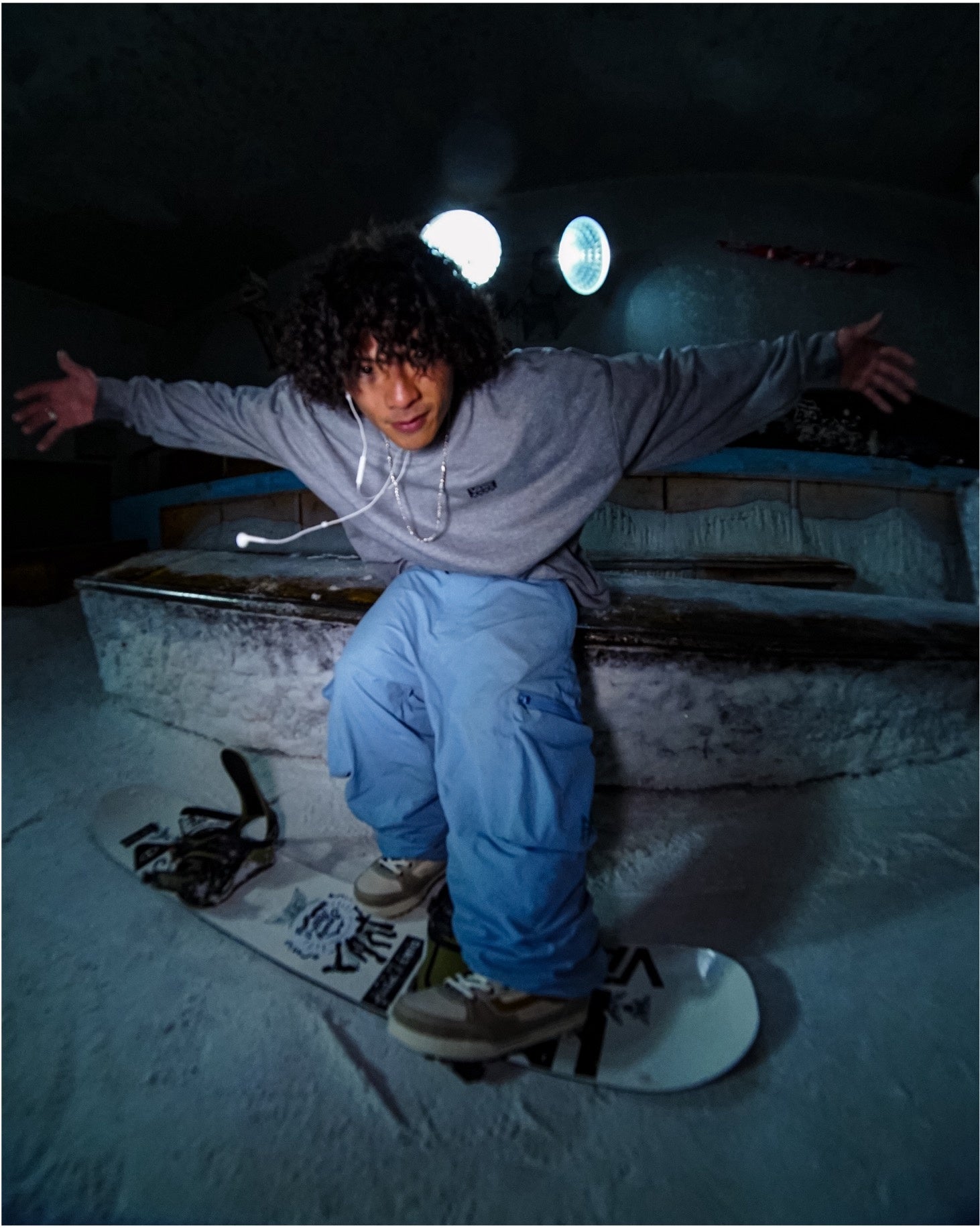 VANS HI-STANDARD SNOWBOARD SERIES 2024 ISHIUCHI MARUYAMA VANSC_[̌˓c^lƍ낪݃p[Nvf[XB