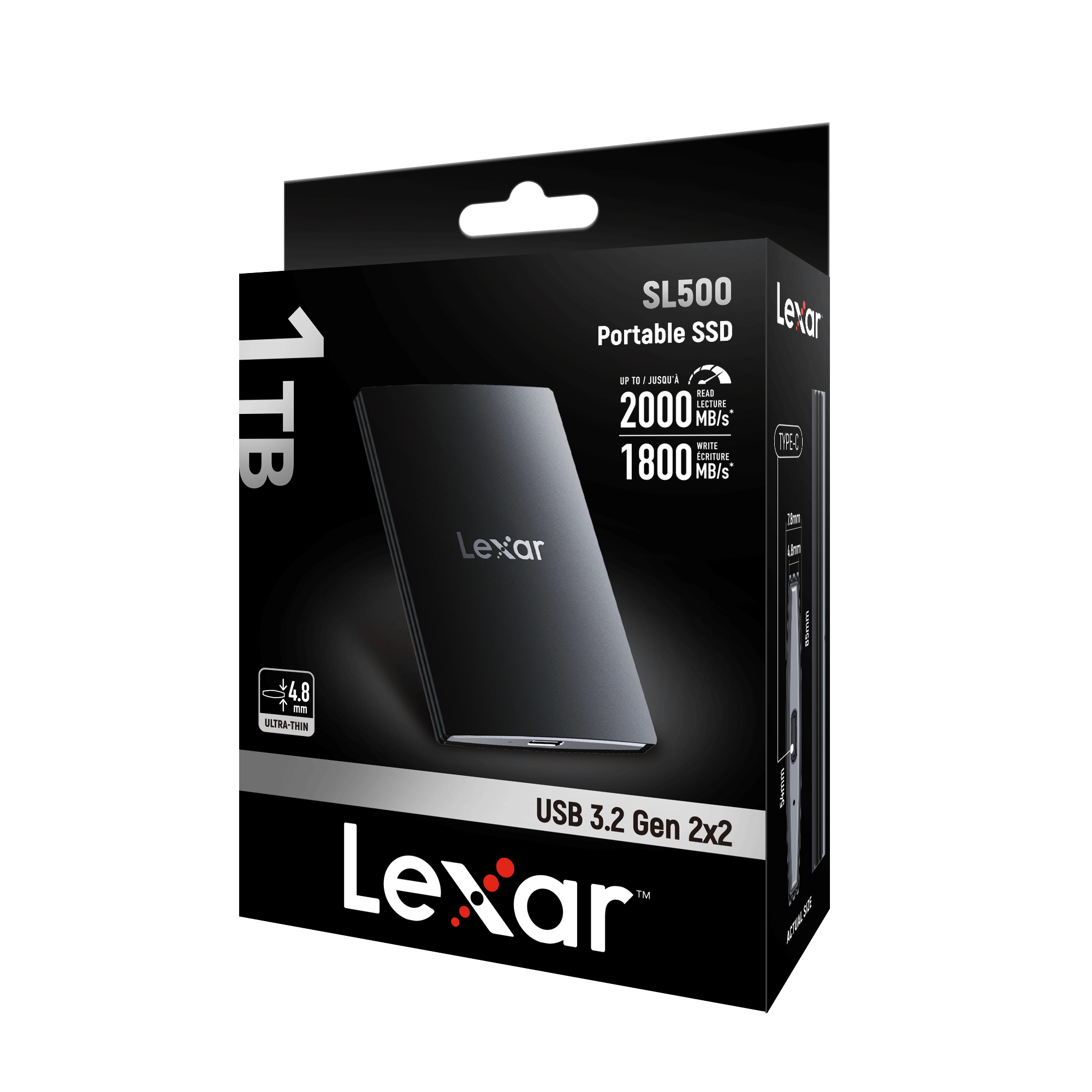 Lexar SL500@Portable SSD Vii512GBA1TBA2TBA4TBĵm点