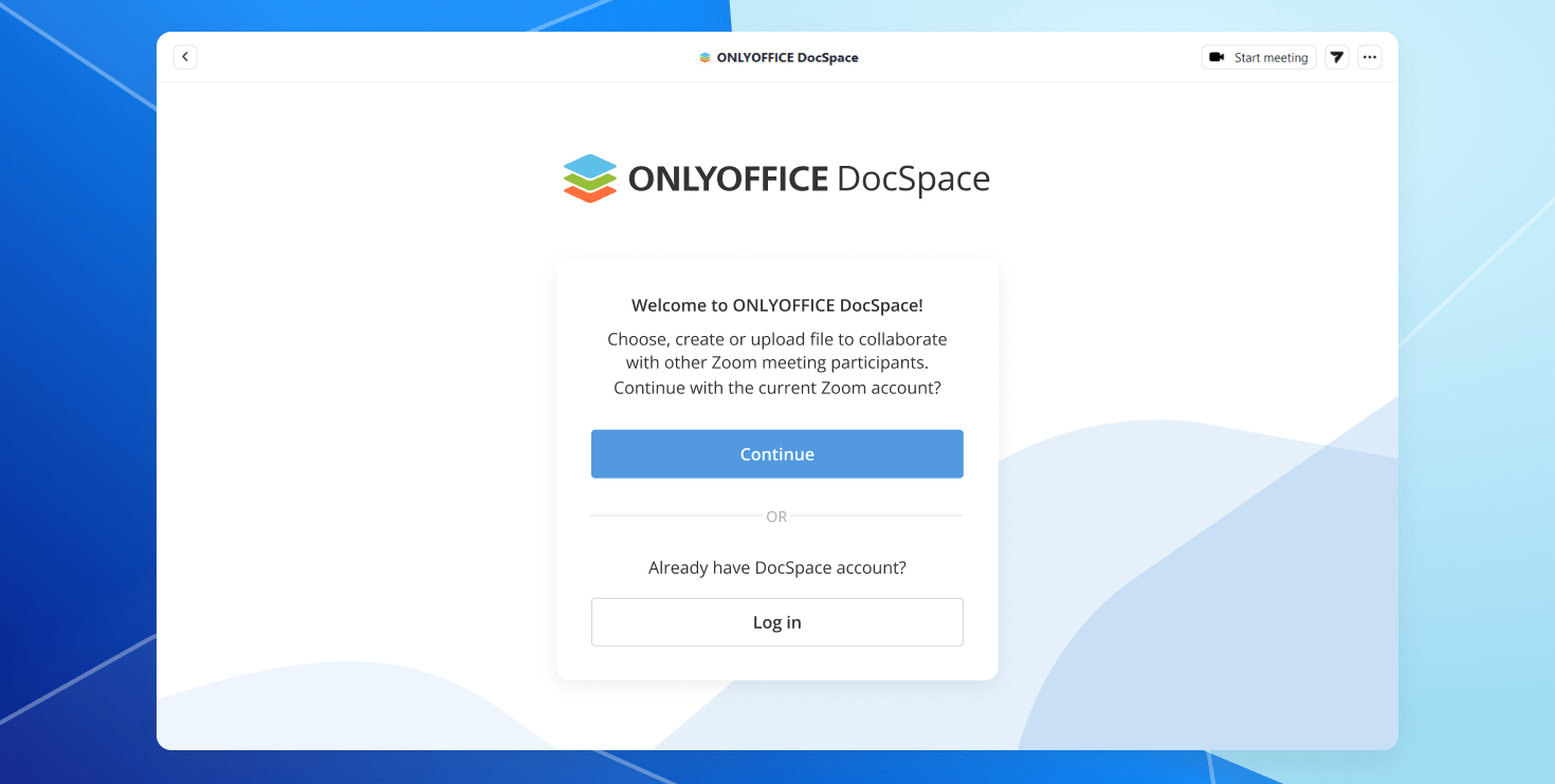 ZoompONLYOFFICE DocSpaceAvAbvf[g