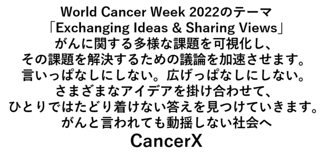 ICT~bguWorld Cancer Week 2022([hLT[EB[N2022)v JÌI