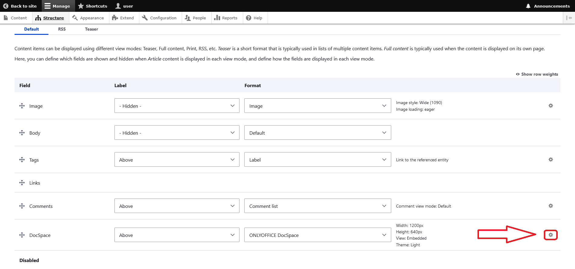 DrupalpONLYOFFICE DocSpacevOC̐V@\ǉ