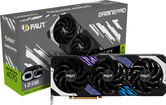 PalitAGeForce RTX(TM) 4070 GamingProAJetStreamADualV[Y𔭕\