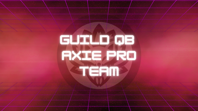 GuildQBQB Axie Pro TeamAxie InfinitỹMhLOŐE1ʂɋP