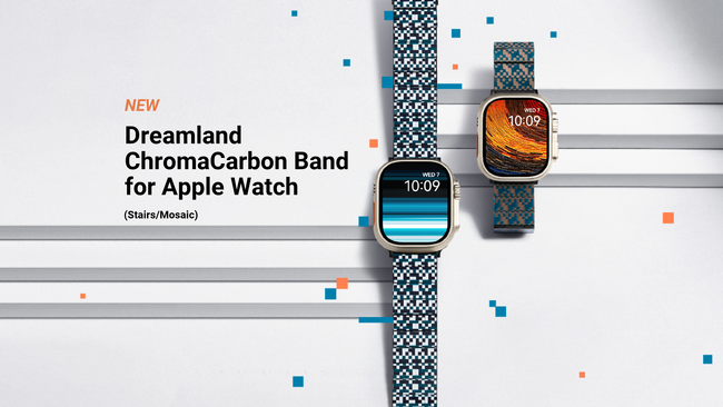 Weaving+ V[YFA~h@ۂƒYf@ۂgݍ킹V^EHb`ohuDreamland ChromaCarbon Band for Apple WatchvV