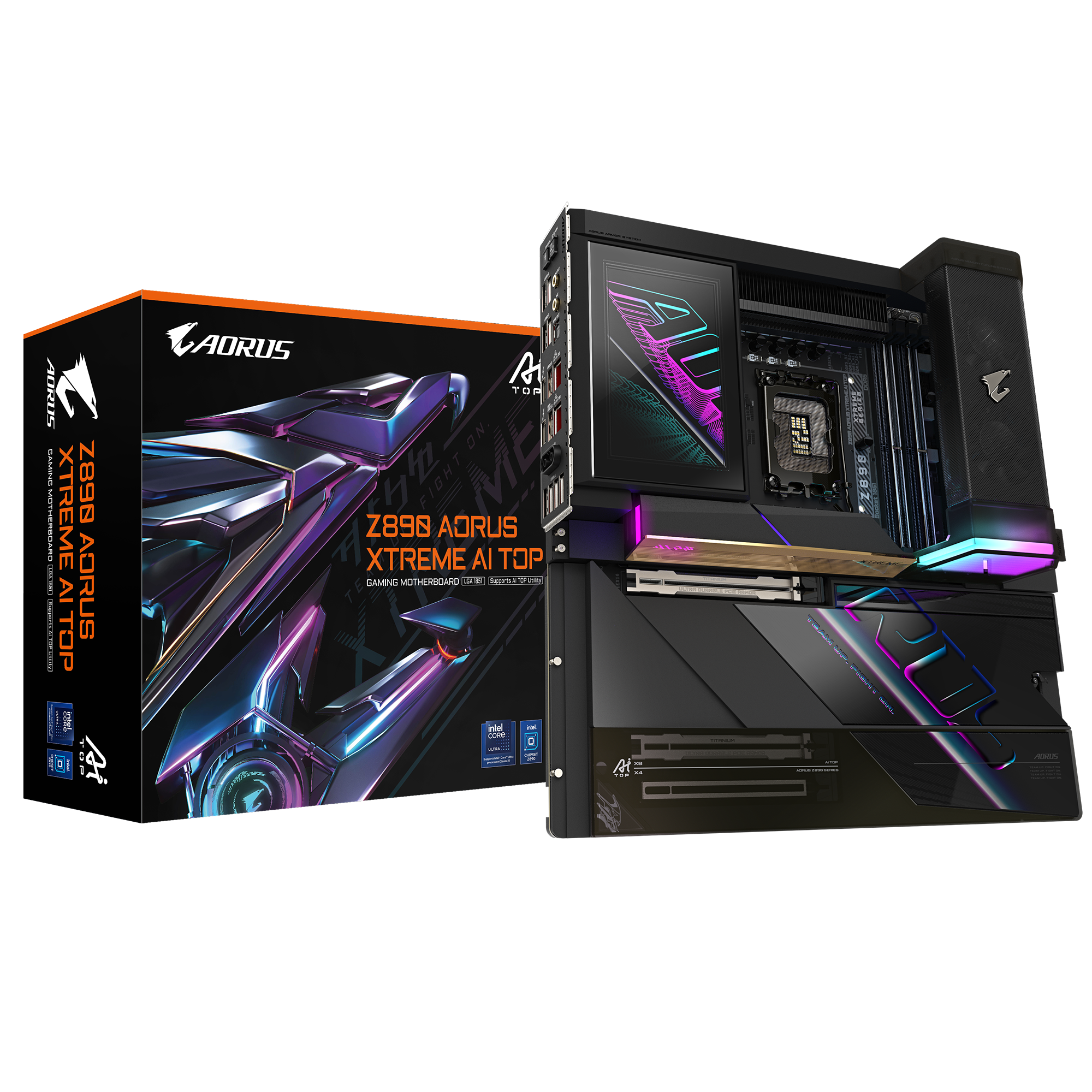 GIGABYTEintel Z890 `bvZbgAIwKɍœK AI TOP}U[{[huZ890 AORUS XTREME AI TOPv