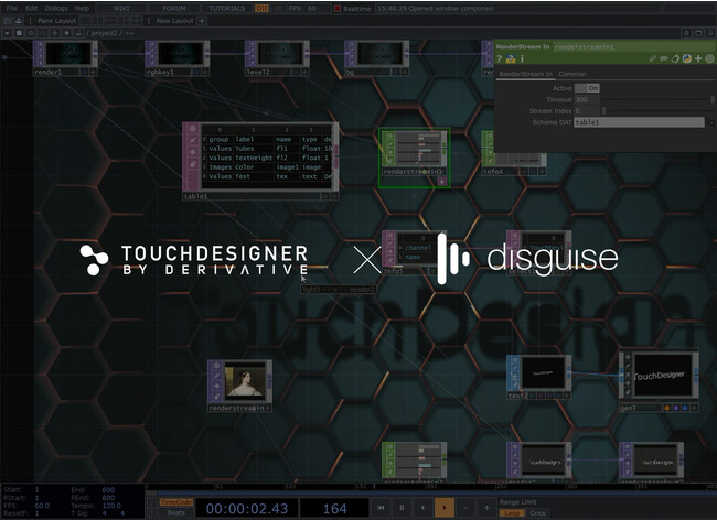 ICZ~i[wfoAbvf[g ` TouchDesigner x disguise ŃCuXe[WCX^[VRɁC^NeBuɁx4/26 () J