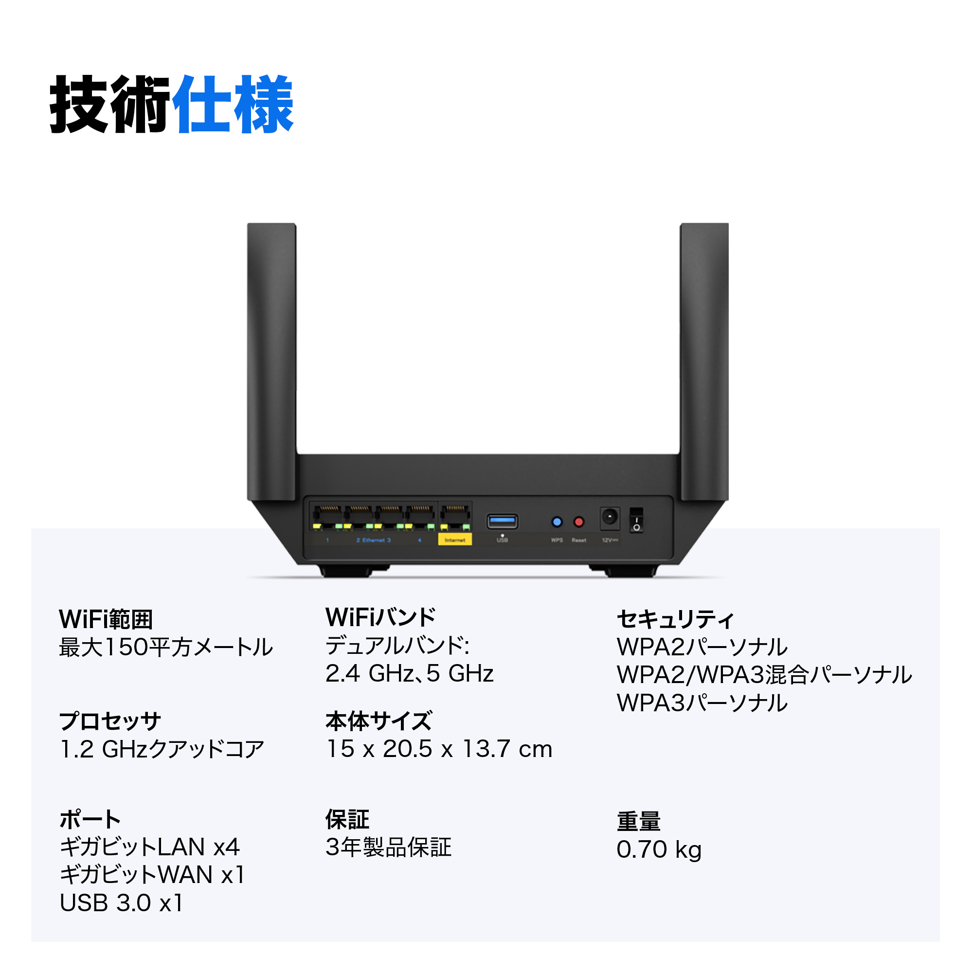 yTzubNtCf[܂ł҂ĂȂILinksys MR7350-JP-N WiFi 6 AX1800 bVWiFiΉ[^[oI