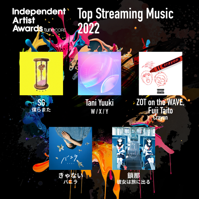 TuneCore Japan10NIuIndependent Artist Award by TuneCore Japanv J