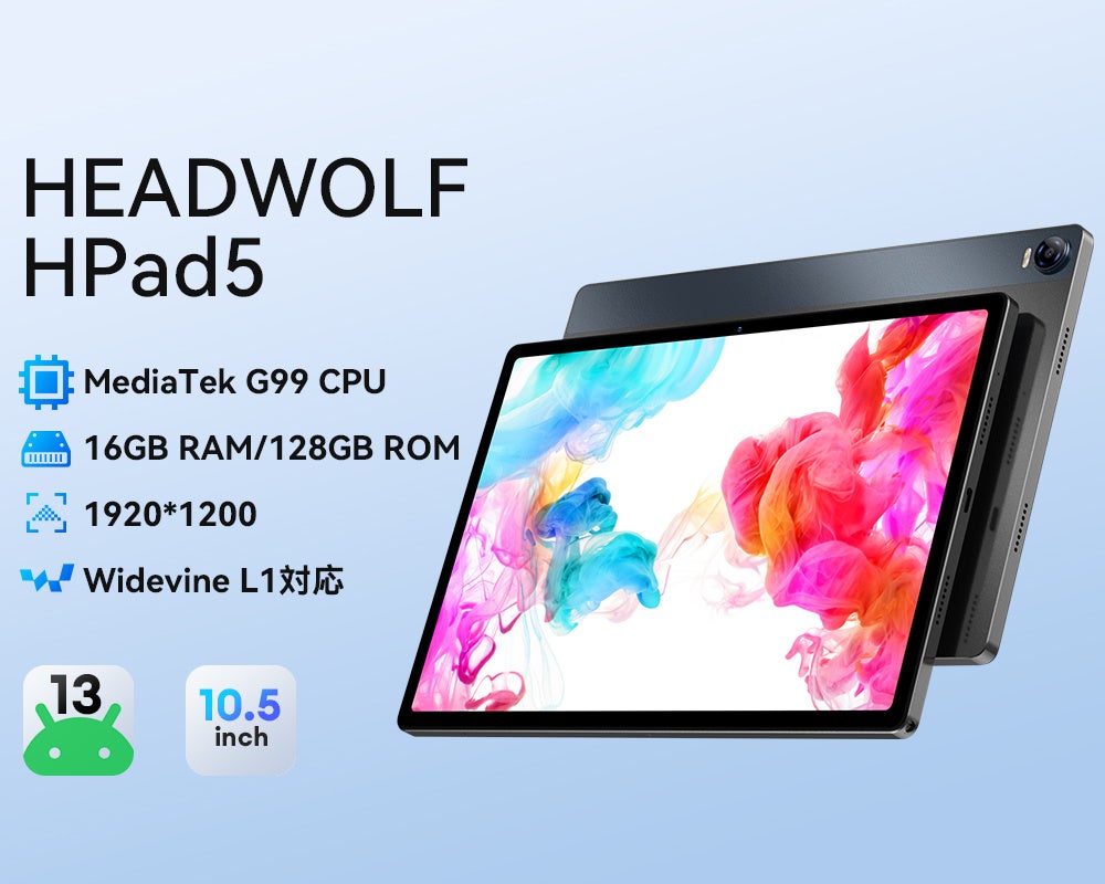 yVi22,999~ōwzHeadwolfuHpad5v^ubgyVsX̔JnI9,000~+4,000~N[|Android13|8+8+128GB|8500mAh|30W