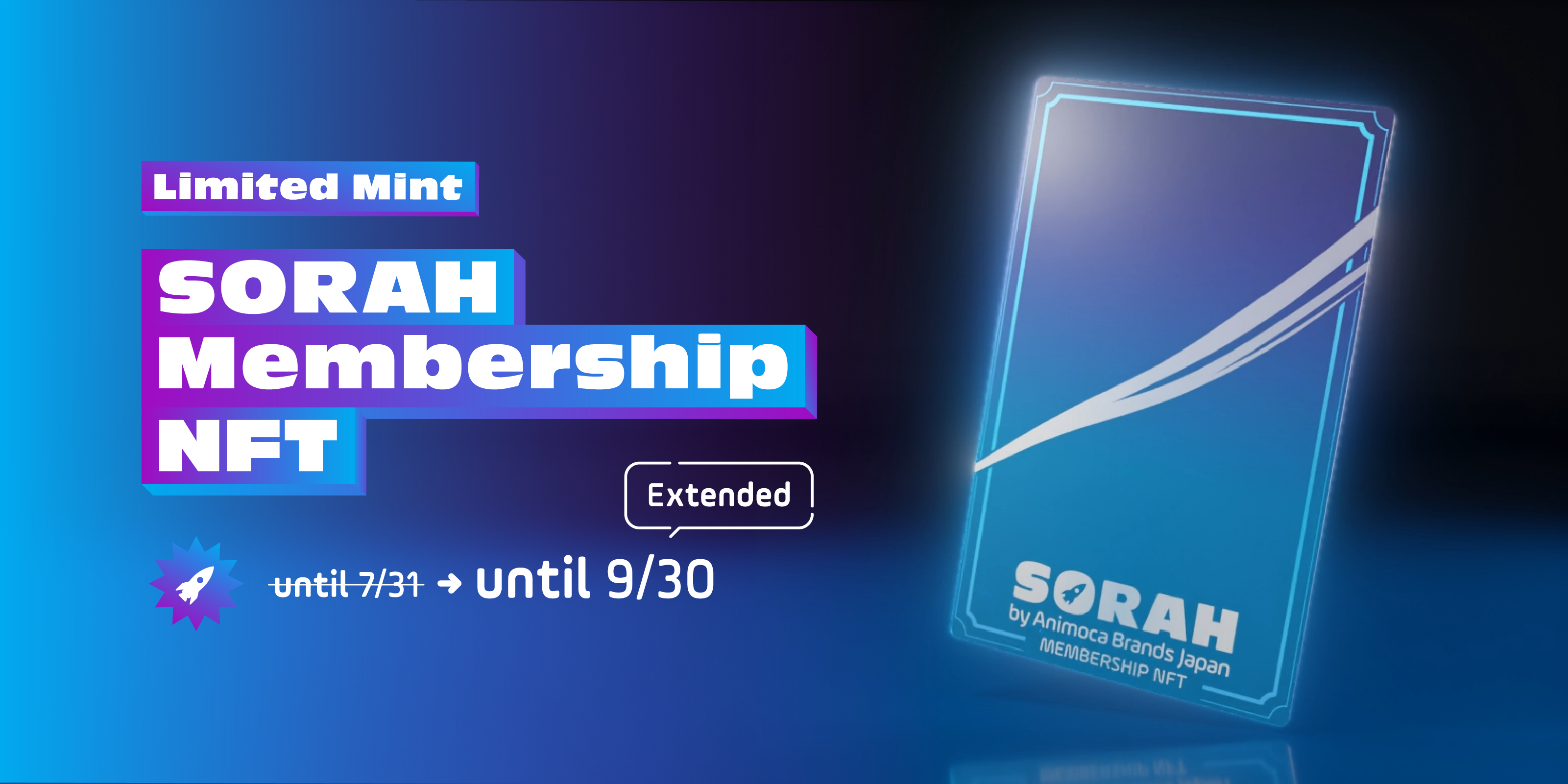 SORAH by Animoca Brands JapanAA~fW^̃Sť킦Golfin Membership SORAH Limited Collection9/27̔