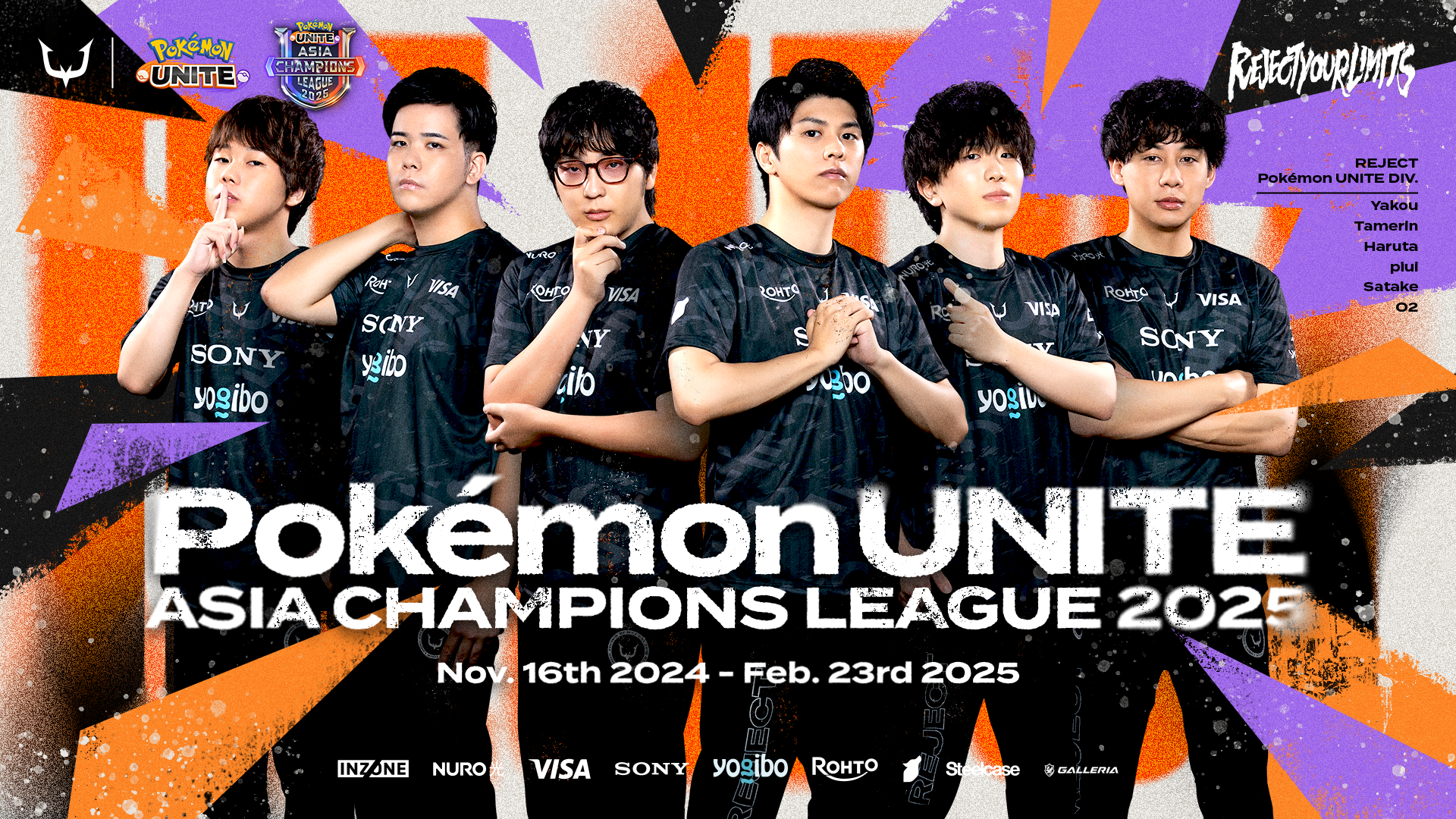 veX|[c`[uREJECTvwPokemon UNITE Asia Champions League 2025xɎQ팈I