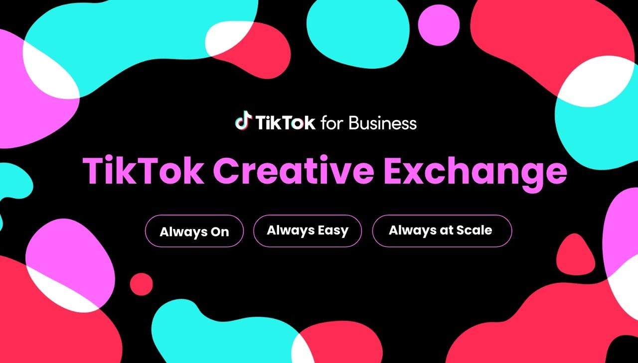 ȒPEvTikTokLAuTikTok Creative Exchangev̒񋟂Jn