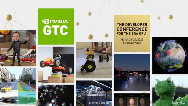 NVIDIA GTC 2022JÁACEOWFX tAɂuVȉЉAeƊEAĨ[_[ɂ900ȏ̃ZbV