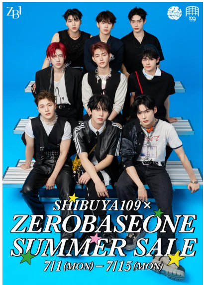 5K-POP{[CYO[vuZEROBASEONEvi[x[XjSHIBUYA109R{[VI wSHIBUYA109 ~ ZEROBASEONE SUMMER SALEx