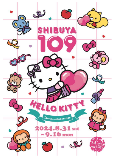 wSHIBUYA109~HELLO KITTY SPECIAL COLLABORATIONx