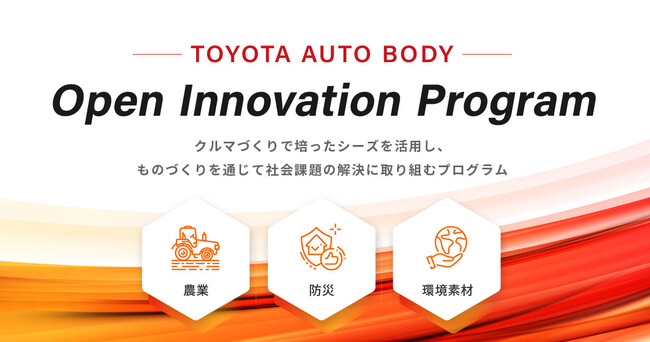 yg^ԑ́~AUBAzN}ÂŔ|V[YpmÂʂĎЉۑ̉ɎgރvOuTOYOTA AUTO BODY Open Innovation ProgramvnB