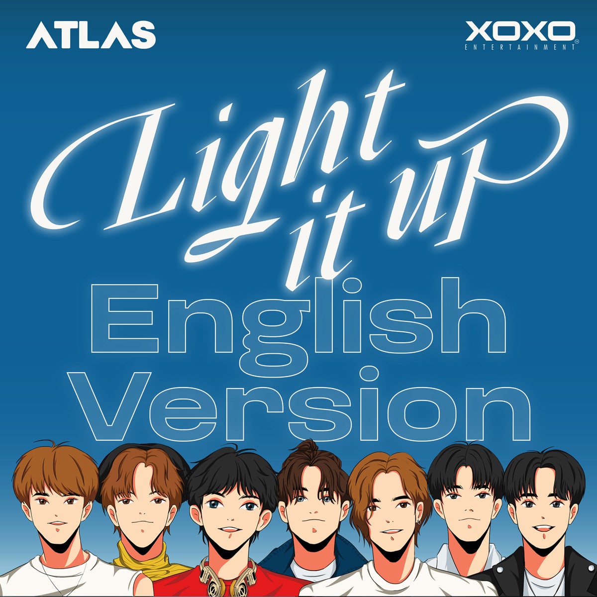 咍ڂ̃^C{[CYO[vATLASVȁuLight it up (English Version)v̓{[XJnI