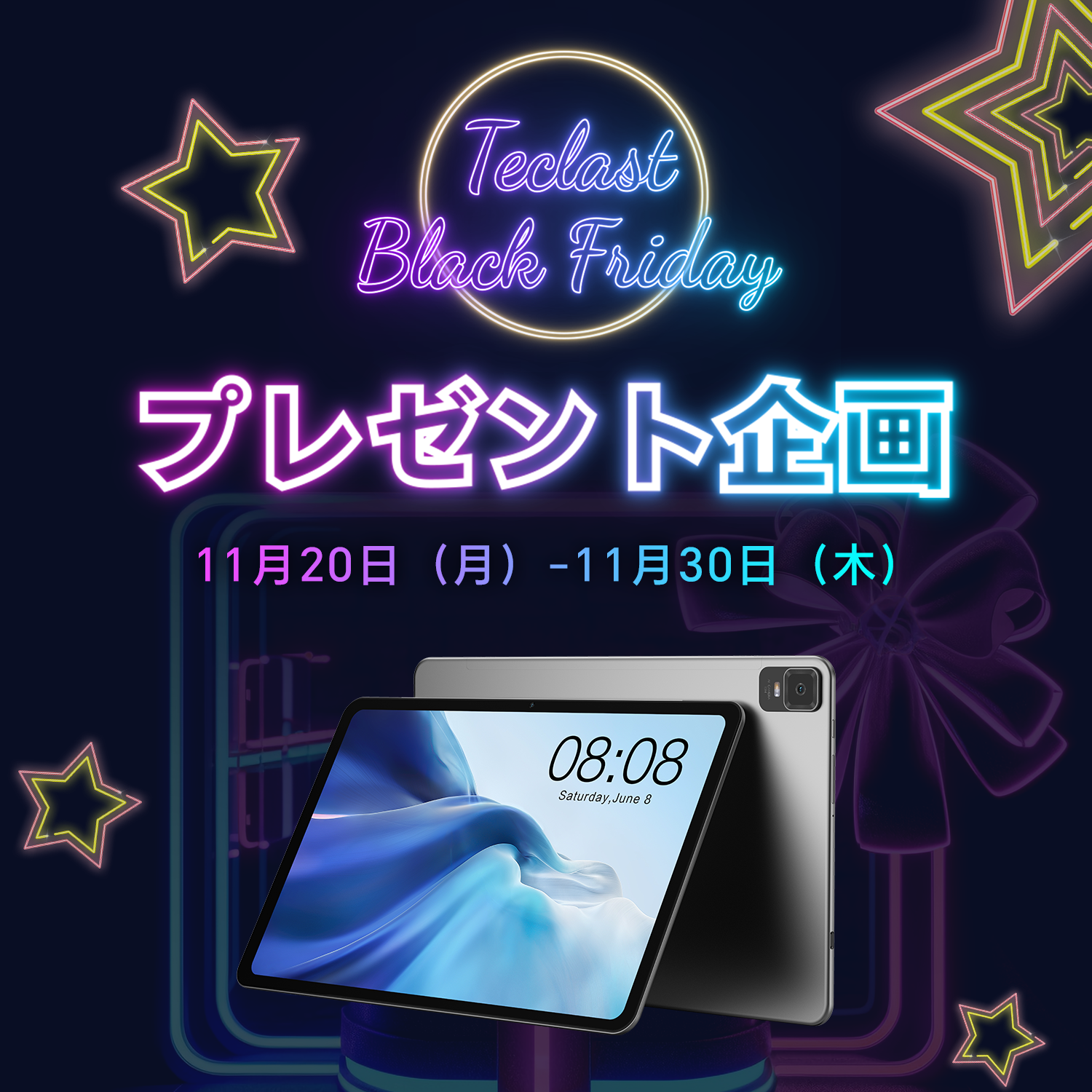 yBlackFriday\zTeclastAmazonubNtCf[Z[Jn܂BlC^ubgm[gp\Rő40 OFF\I22sZ[JÁI