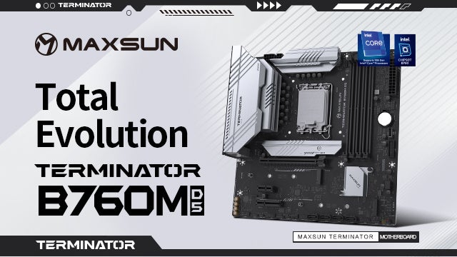 MAXSUN̐ViTERMINATOR B760M D5}U[{[hoI