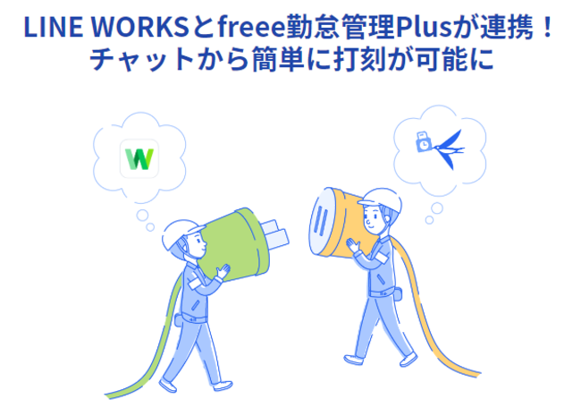 freeeΑӊǗPlus̑ōLINE WORKS̃`bg\ɁI