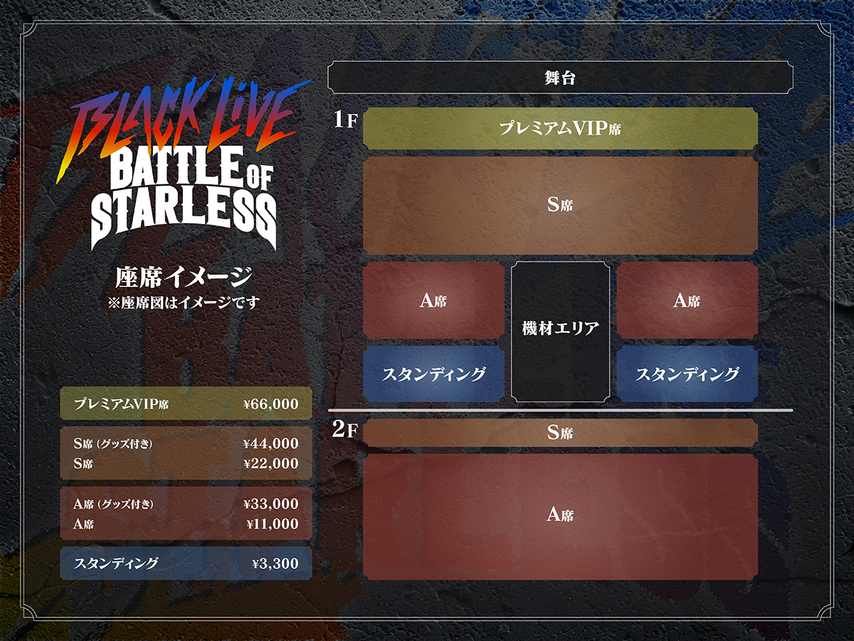 wubNX^[ -Theater Starless-xANnCuuBLACK LIVE -Battle of Starless-ṽCuRZvgAL[rWAJI