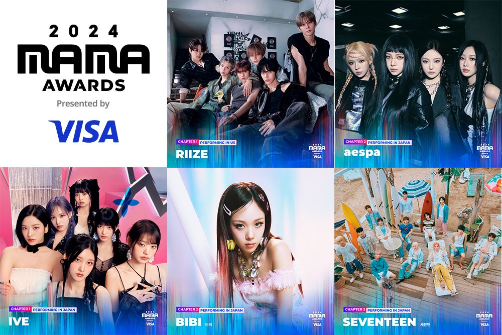 u2024 MAMA AWARDSvACRjbNȃXe[WoIRIIZEAaespa ABIBI AIVEASEVENTEEN Bꖳ̃ptH[}XTvCY\