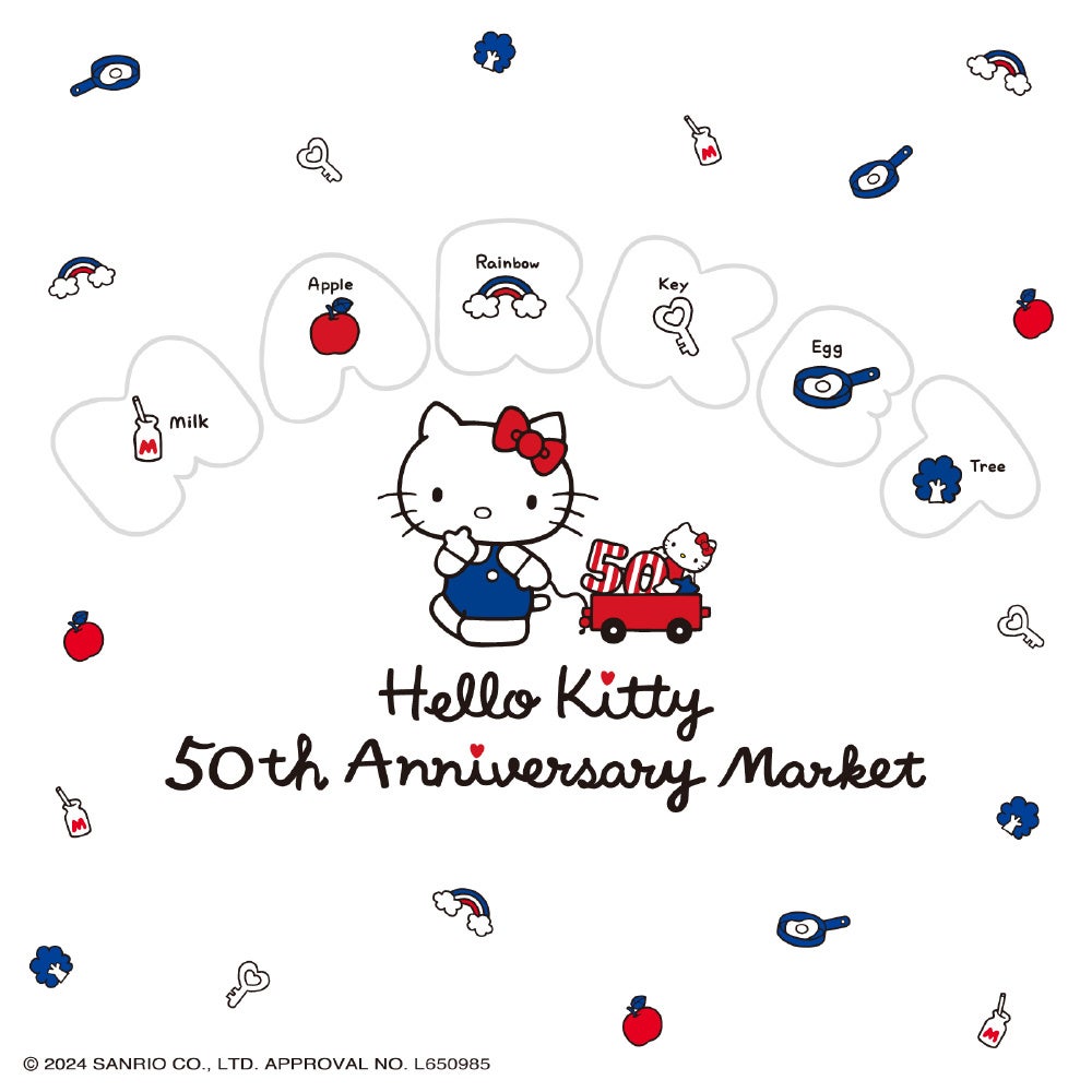 EĈATI̐lCLN^[BێDyXɁwHello Kitty 50th Anniversary MarketxkCoB